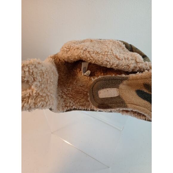 Baby Gap Camo Fleece Trapper Hat Winter Toddler Size M/L 4-5 years - Picture 6 of 8